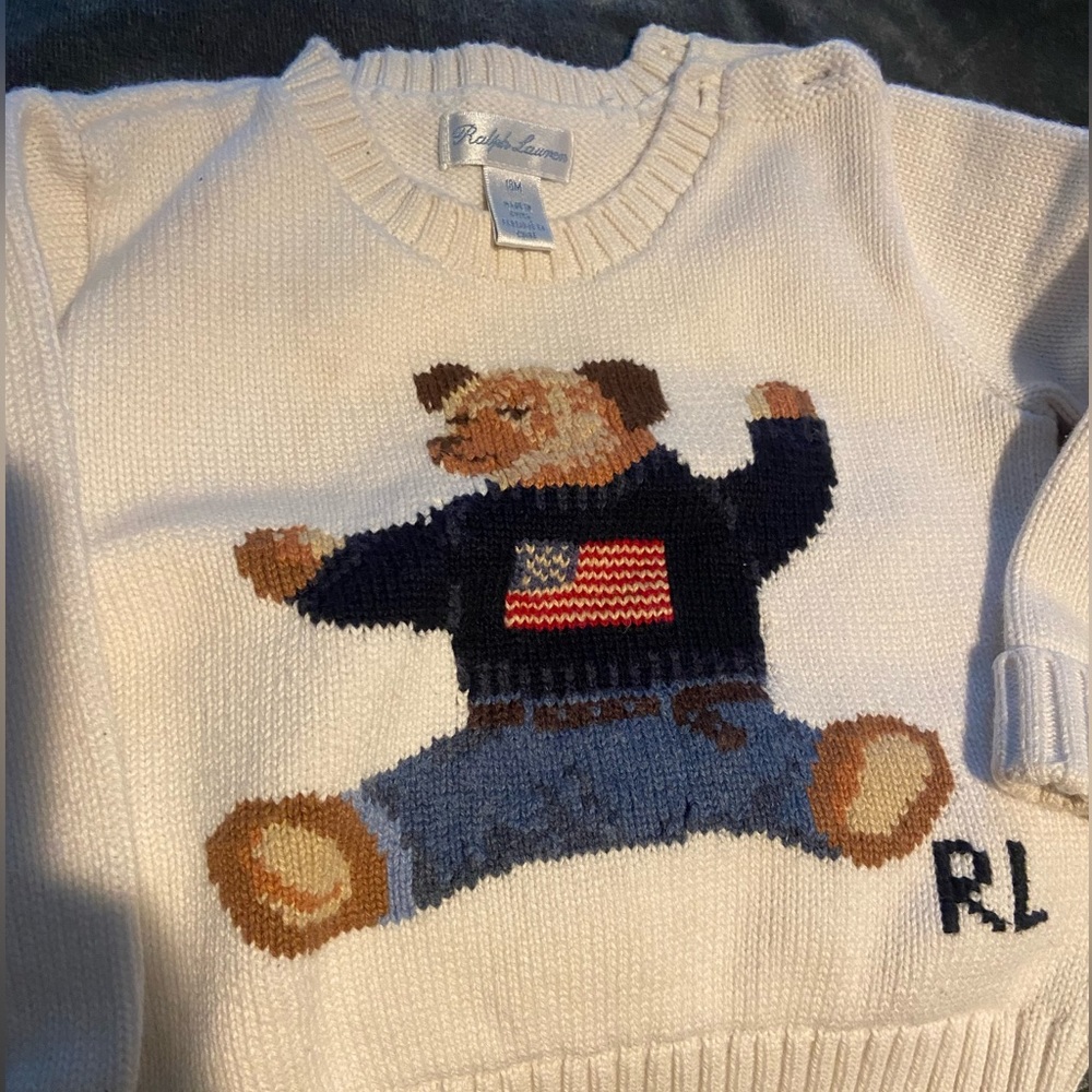 Polo Ralph Lauren pullover .Size 18 months. Excellent condition.